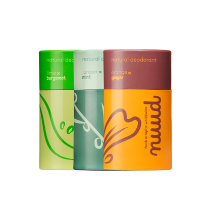 Citron Vert x Bergamote & Genévrier x Menthe & Orange x Gingembre
